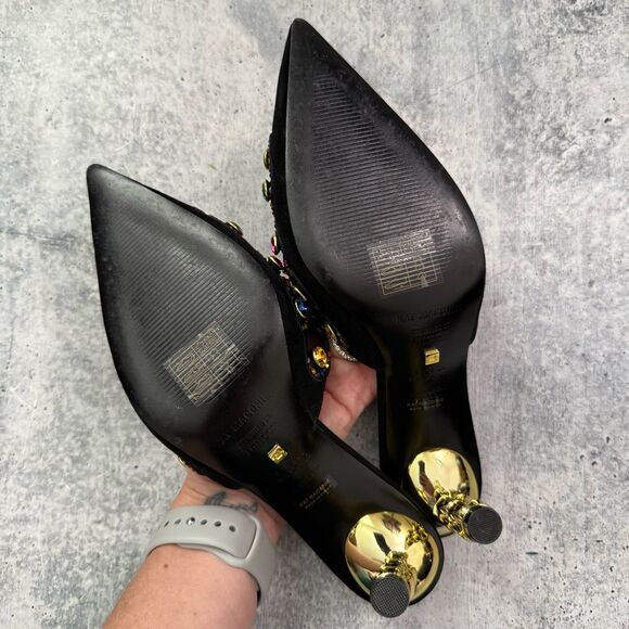 Kat Maconie Faye Crystal Butterfly Pointed Toe Mule 39 - Picture 5 of 7